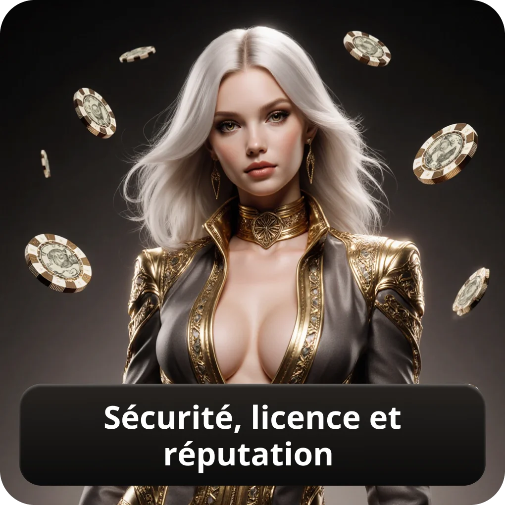Sécurité, licence et réputation de la plateforme Sécurité, licence et réputation