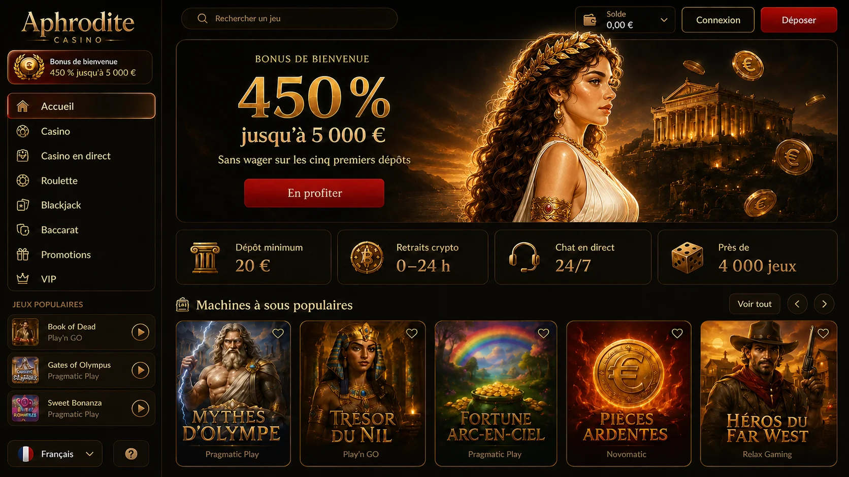 Casino Aphrodite résumé de notre évaluation avis complet Casino Aphrodite résumé de notre évaluation